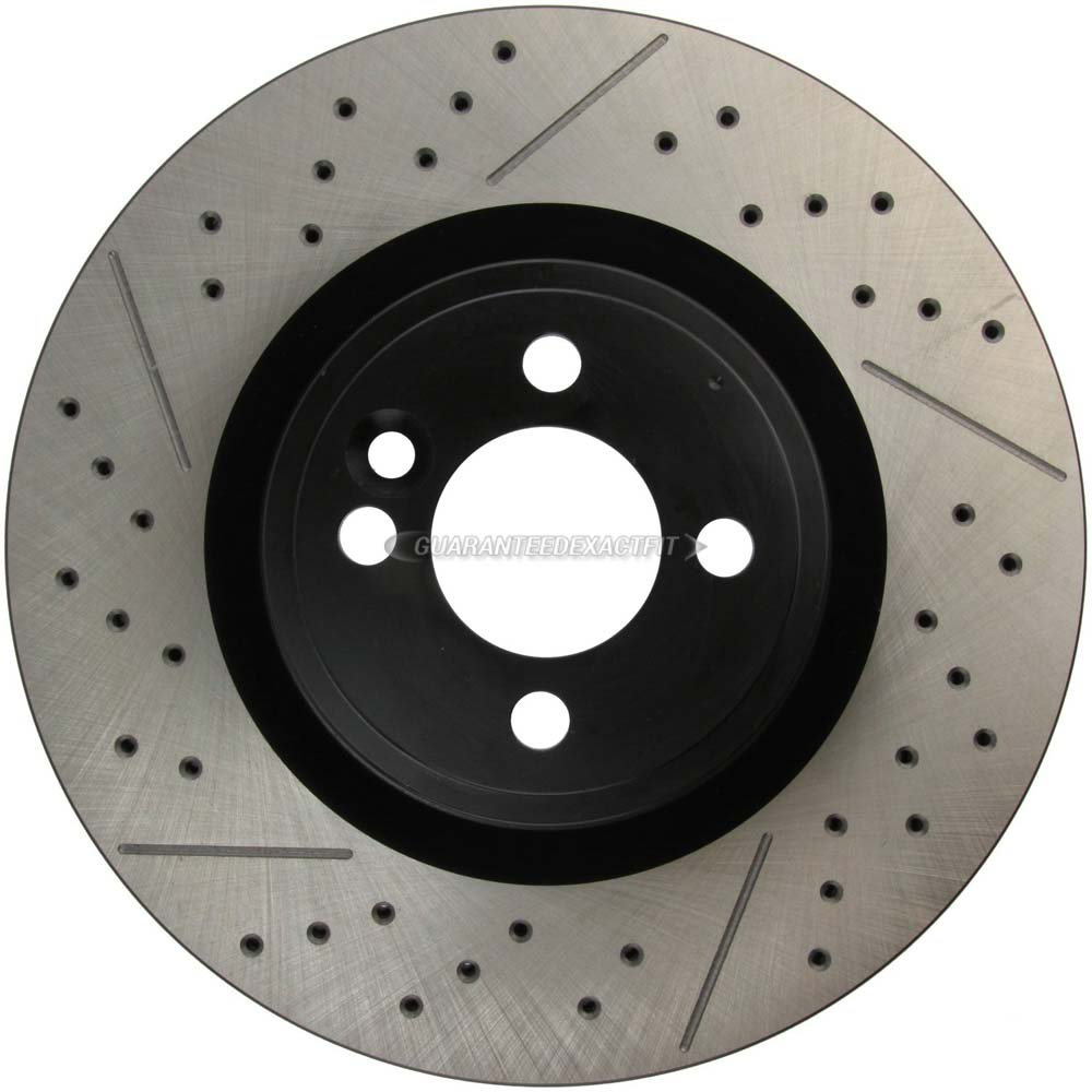 Centric Front Brake Rotor Disc For Mini Cooper 2009-2016