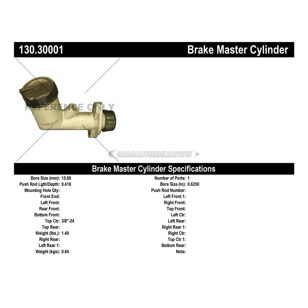 1966 Triumph Spitfire Brake Master Cylinder