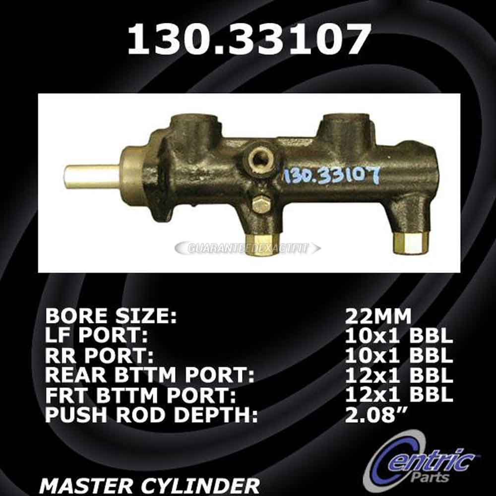 1982 Audi 5000 Brake Master Cylinder