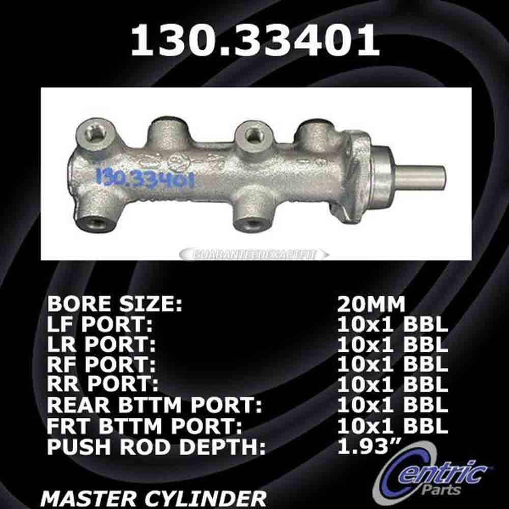  Volkswagen rabbit convertible brake master cylinder 