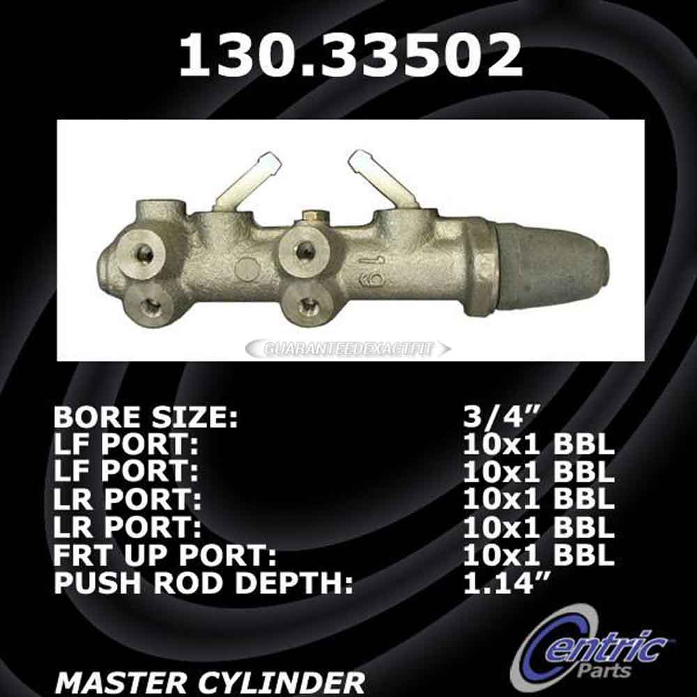 1973 Volkswagen Beetle Brake Master Cylinder