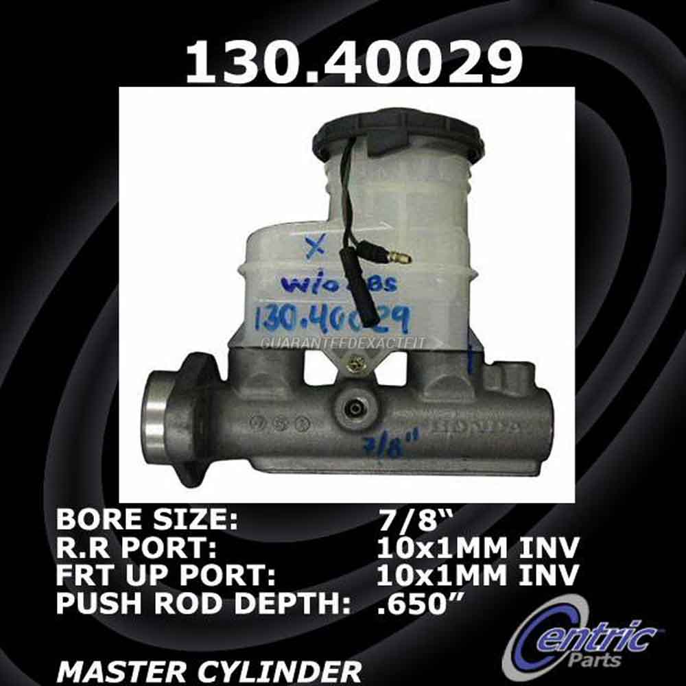 2000 Honda Civic Brake Master Cylinder