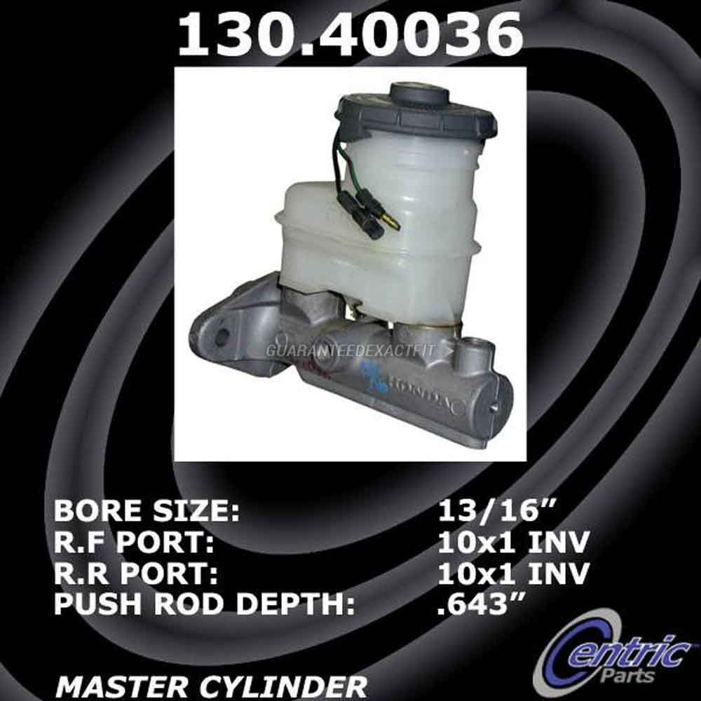 2000 Honda Civic Brake Master Cylinder