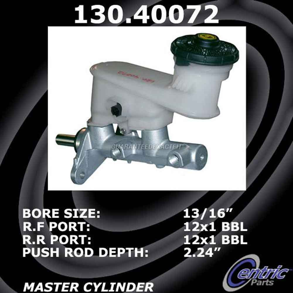 2012 Acura TSX Brake Master Cylinder