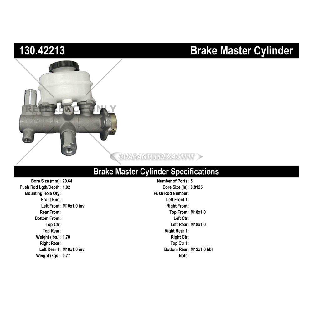 1993 Nissan NX Brake Master Cylinder