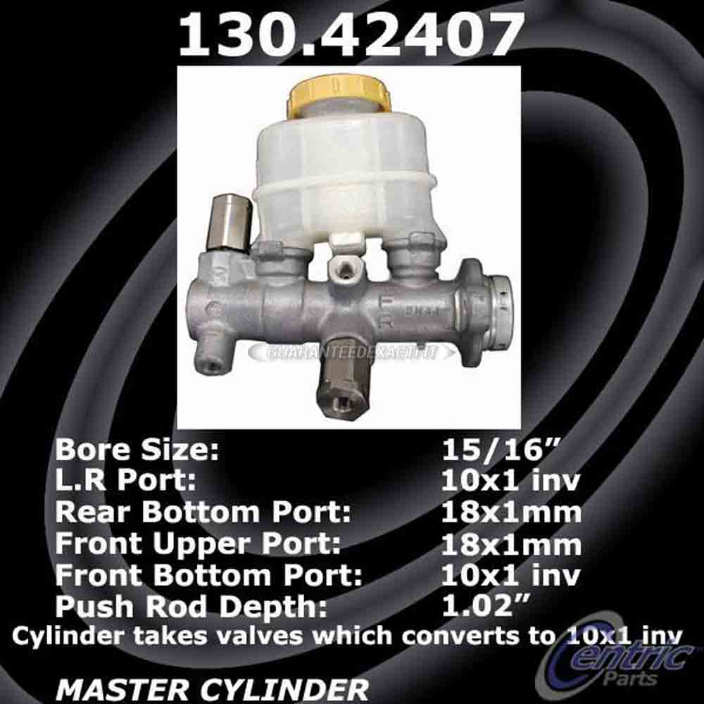 2000 Nissan Altima Brake Master Cylinder
