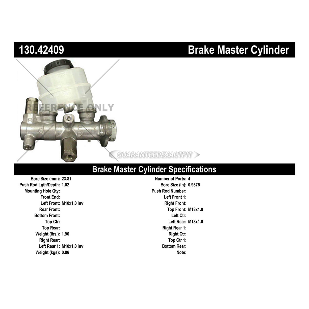 1994 Nissan Maxima Brake Master Cylinder
