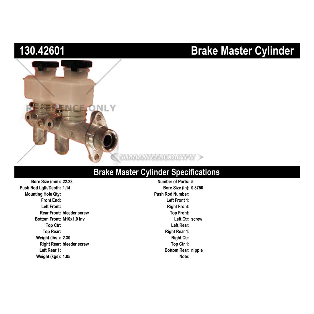 1981 Nissan 200SX Brake Master Cylinder