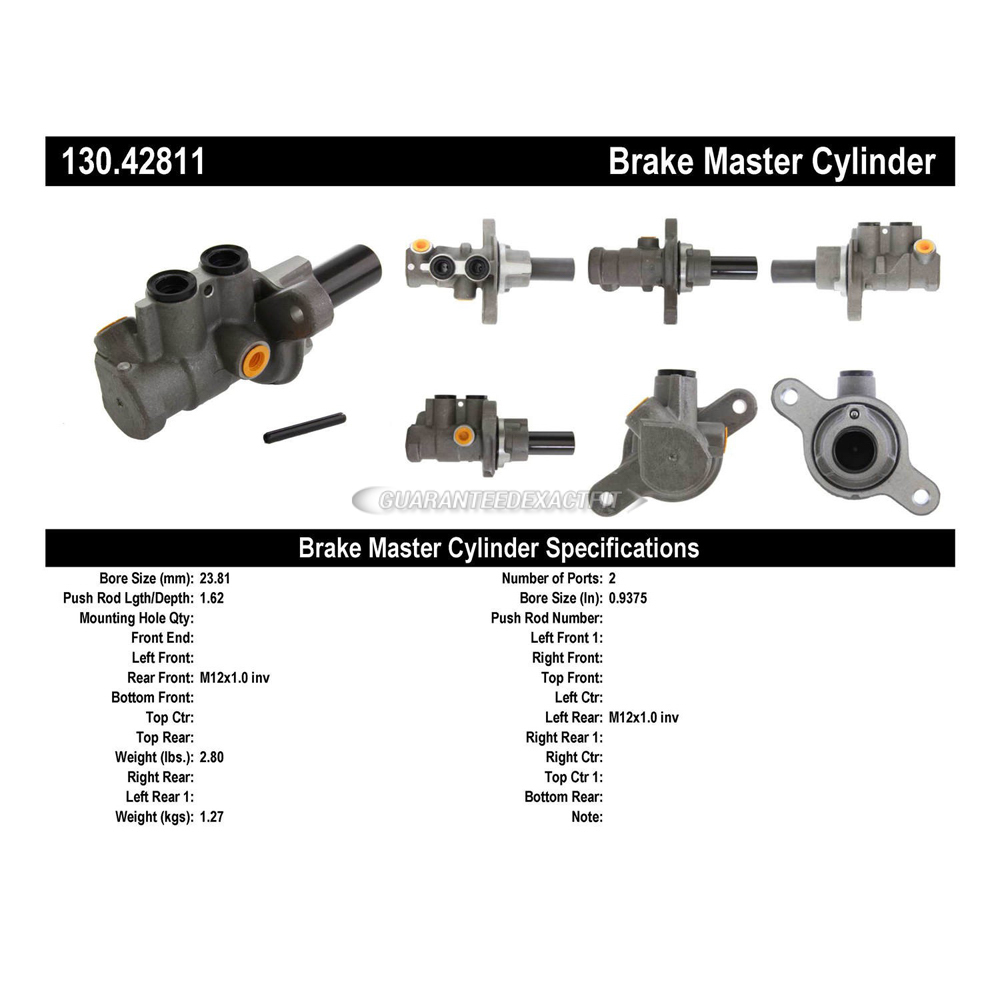 2014 Nissan Rogue Select Brake Master Cylinder