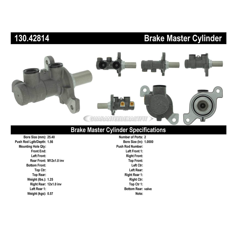 2012 Nissan Quest Brake Master Cylinder