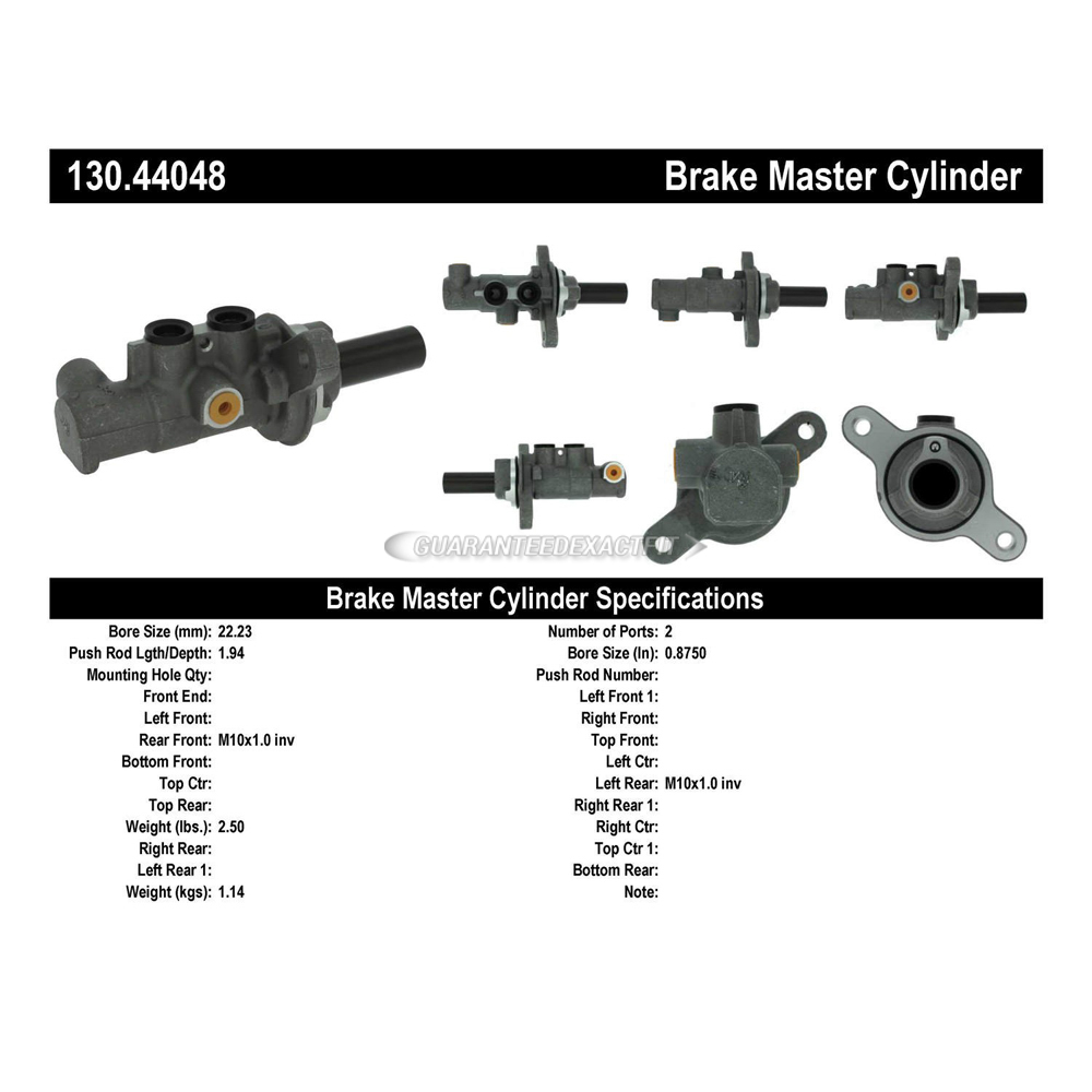 2012 Lexus ES350 Brake Master Cylinder