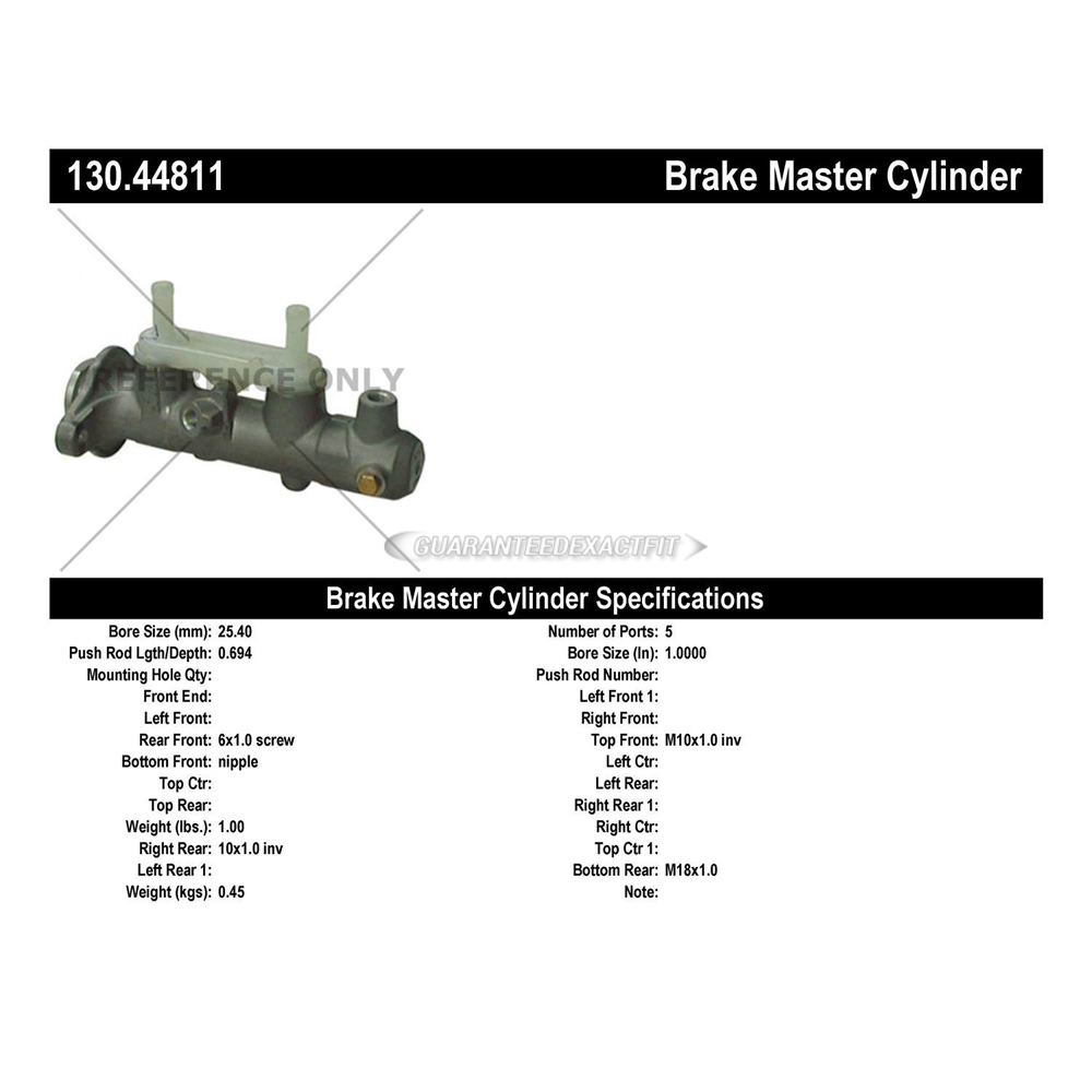 2000 Lexus RX300 Brake Master Cylinder