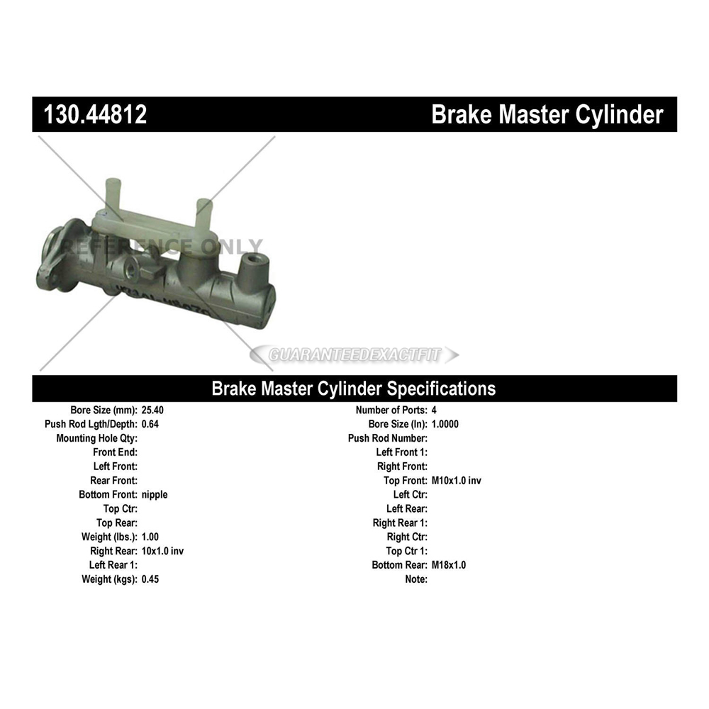 2001 Lexus RX300 Brake Master Cylinder