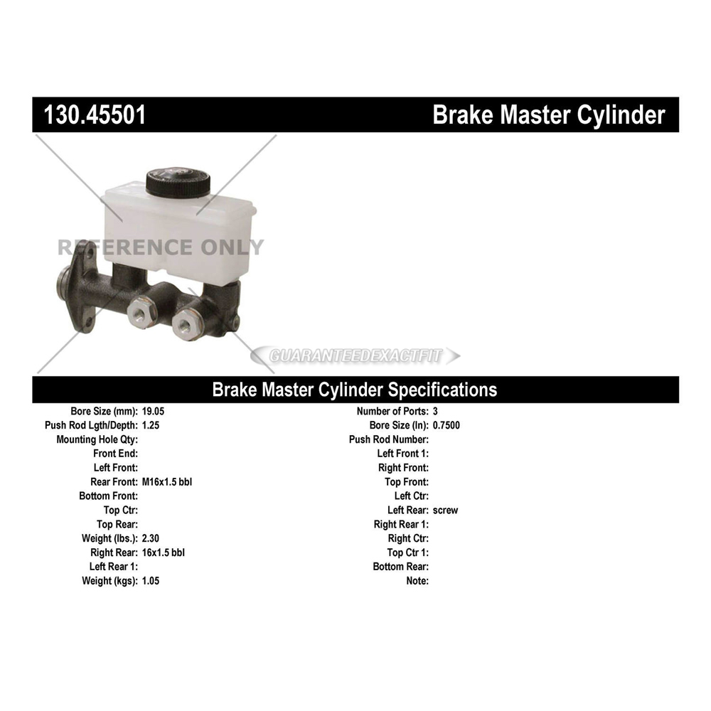 1973 Ford Courier Brake Master Cylinder