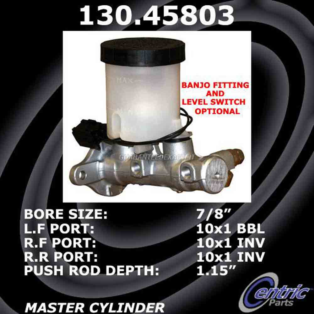 2000 Mazda Miata Brake Master Cylinder