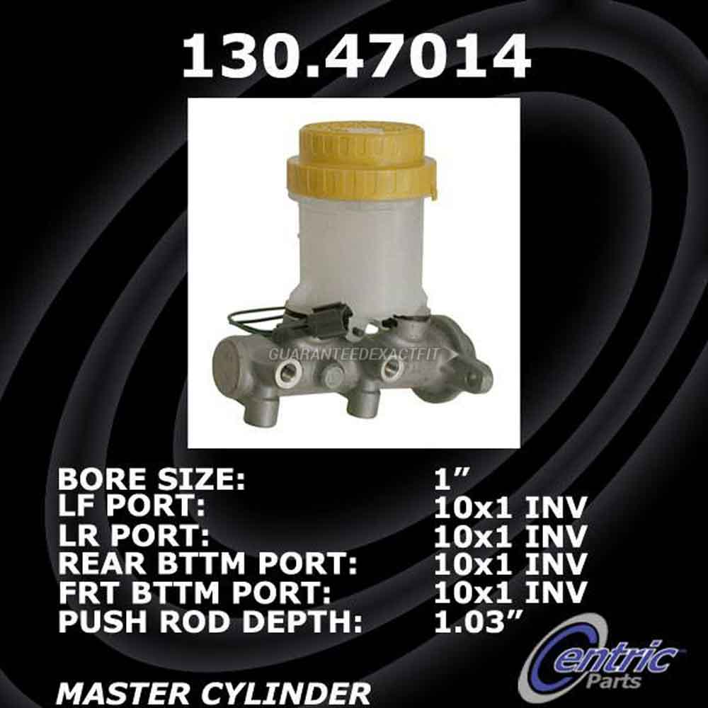 1990 Subaru Legacy Brake Master Cylinder