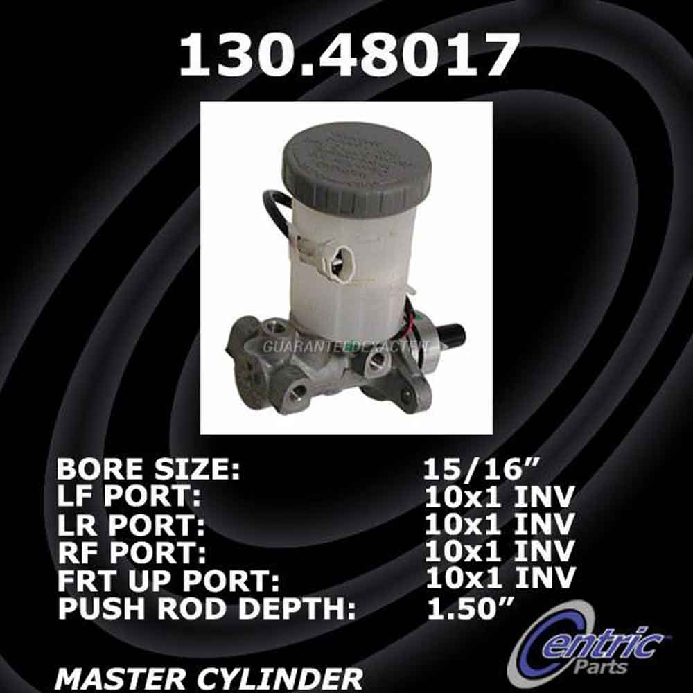 2000 Chevrolet Tracker Brake Master Cylinder