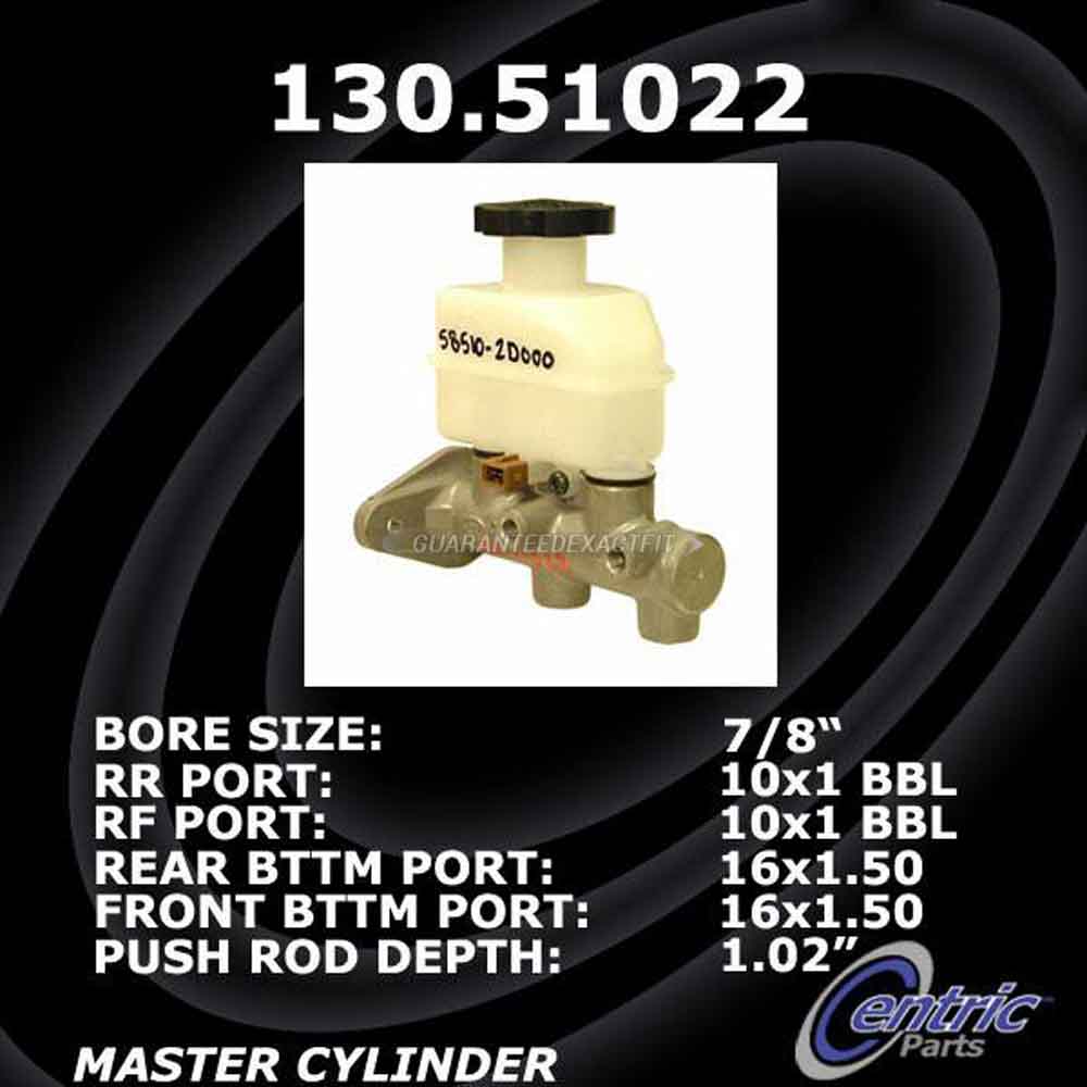 2003 Hyundai Elantra Brake Master Cylinder