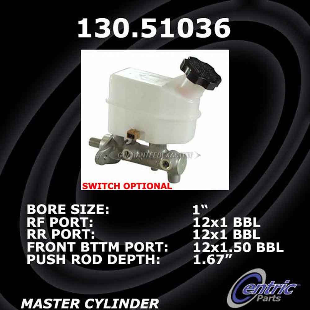 2007 Hyundai Tucson Brake Master Cylinder