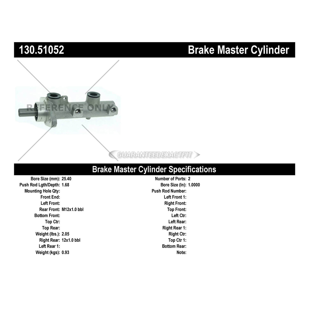 2012 Hyundai Genesis Brake Master Cylinder