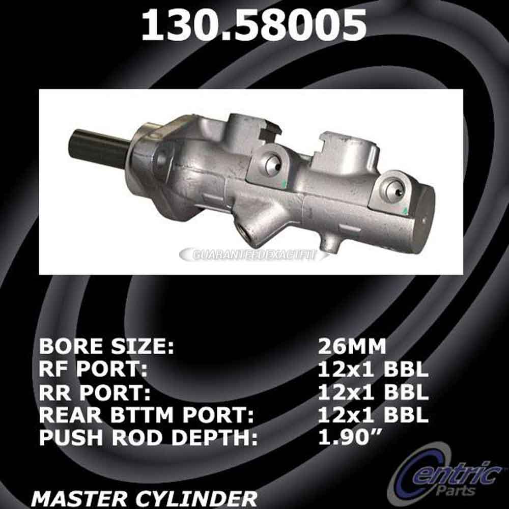 2005 Jeep Grand Cherokee Brake Master Cylinder