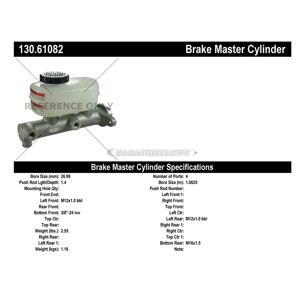 1996 Ford Windstar Brake Master Cylinder