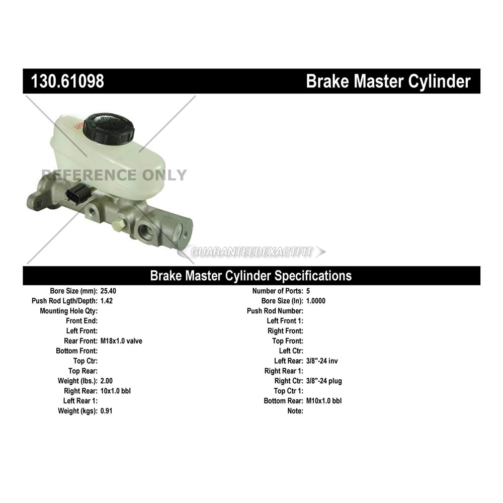 1997 Ford Crown Victoria Brake Master Cylinder