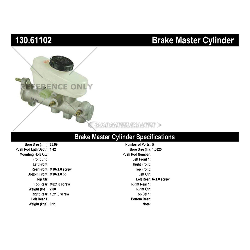 2003 Ford Mustang Brake Master Cylinder