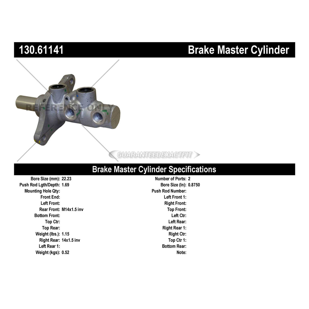 2012 Ford Fusion Brake Master Cylinder