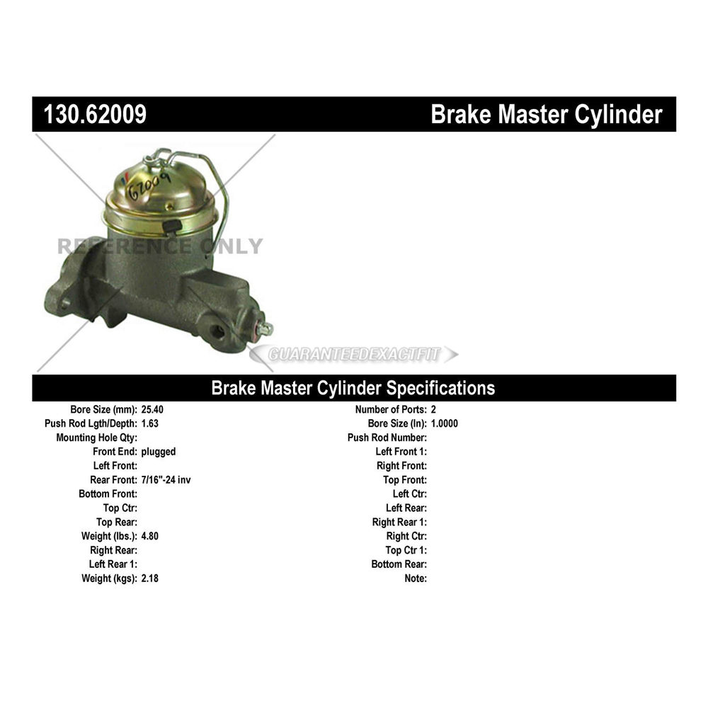 1966 Buick Electra Brake Master Cylinder
