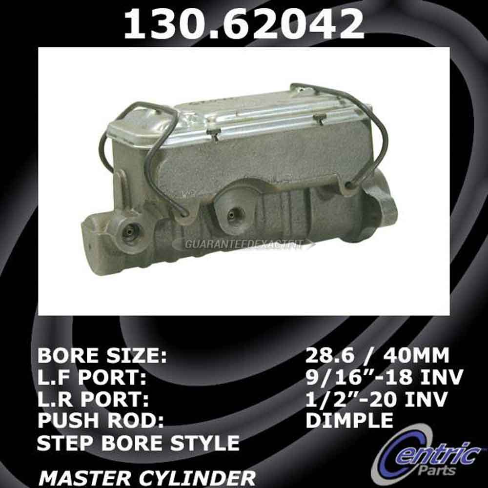 1982 Gmc G1500 Brake Master Cylinder