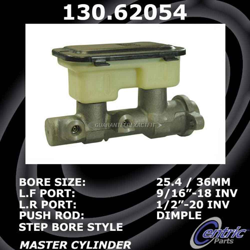 1987 Pontiac Fiero Brake Master Cylinder