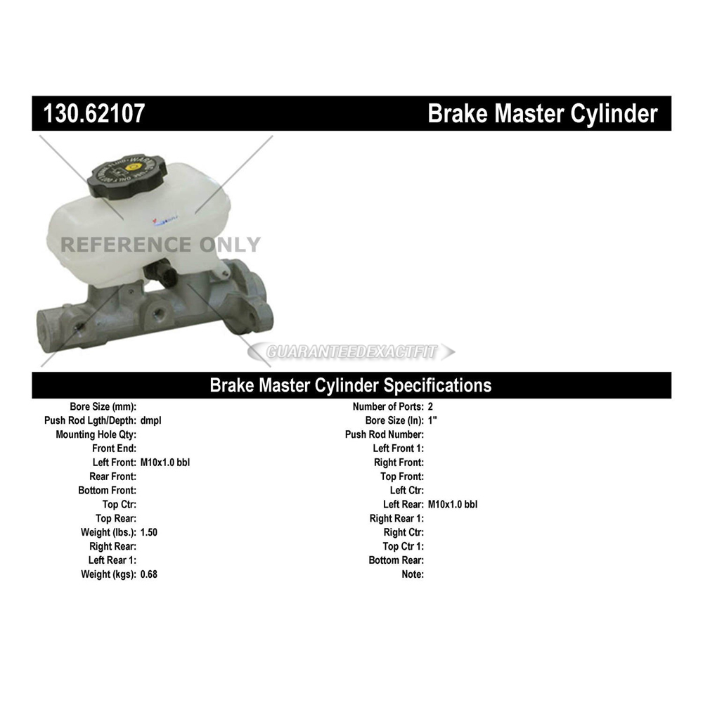 1999 Oldsmobile Cutlass Brake Master Cylinder