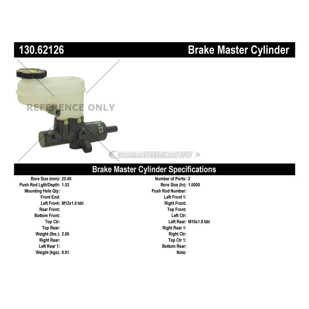 2003 Saturn Vue Brake Master Cylinder