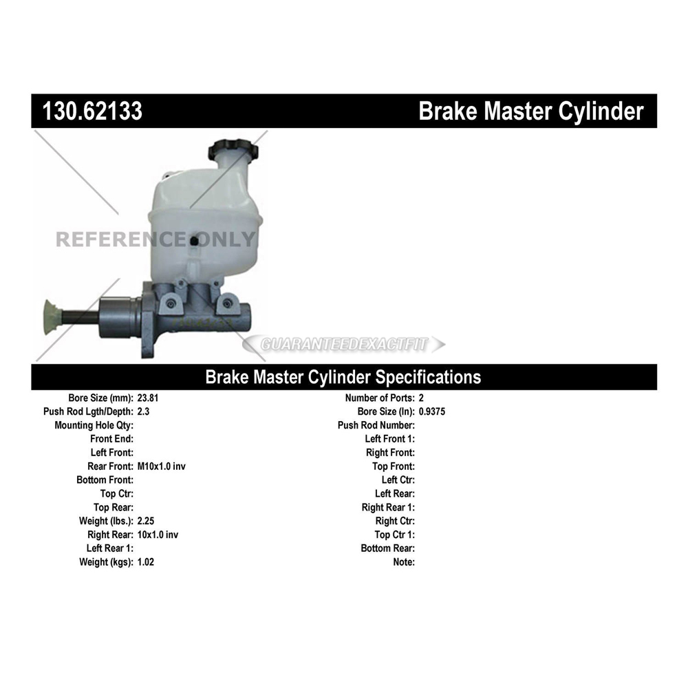 2007 Saturn Aura Brake Master Cylinder