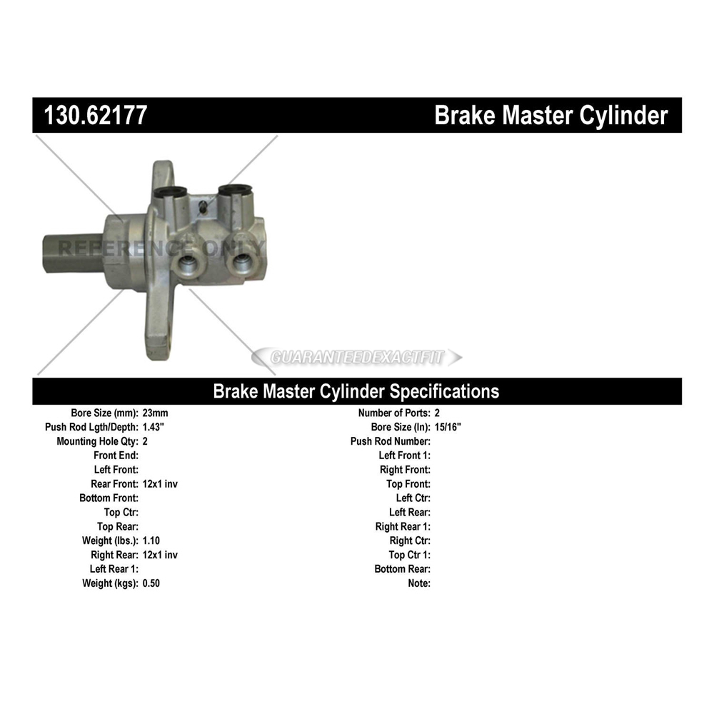 2017 Buick Encore Brake Master Cylinder