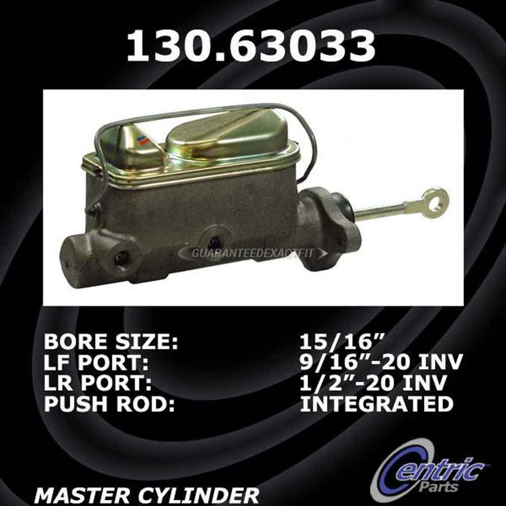 1983 Jeep CJ Models Brake Master Cylinder