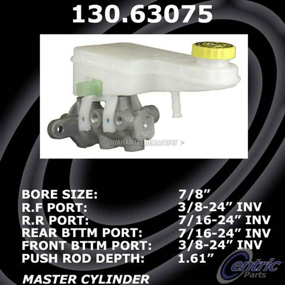 2009 Dodge Avenger Brake Master Cylinder