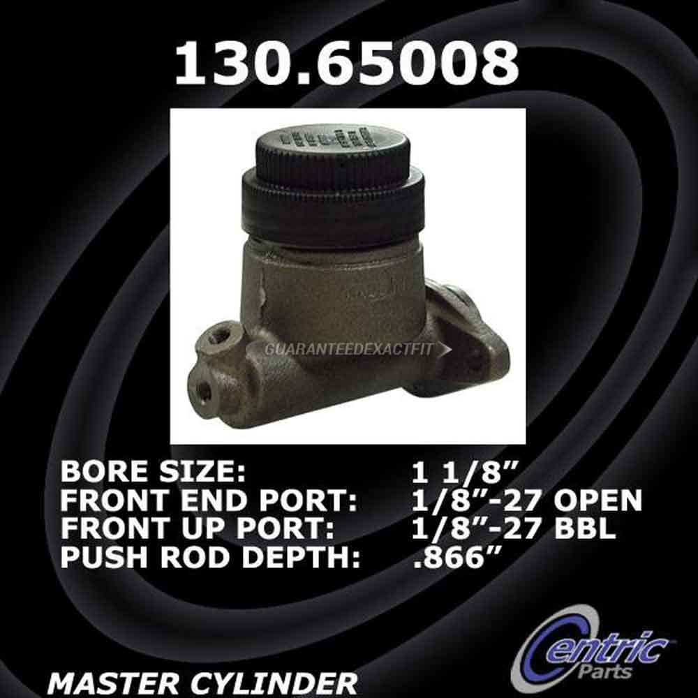 1966 Ford F Series Trucks Brake Master Cylinder