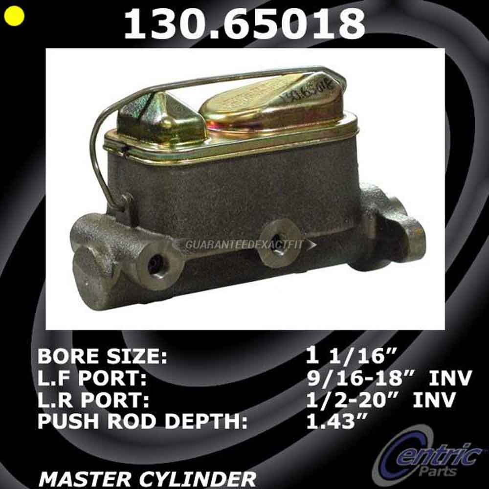 1984 Ford E Series Van Brake Master Cylinder