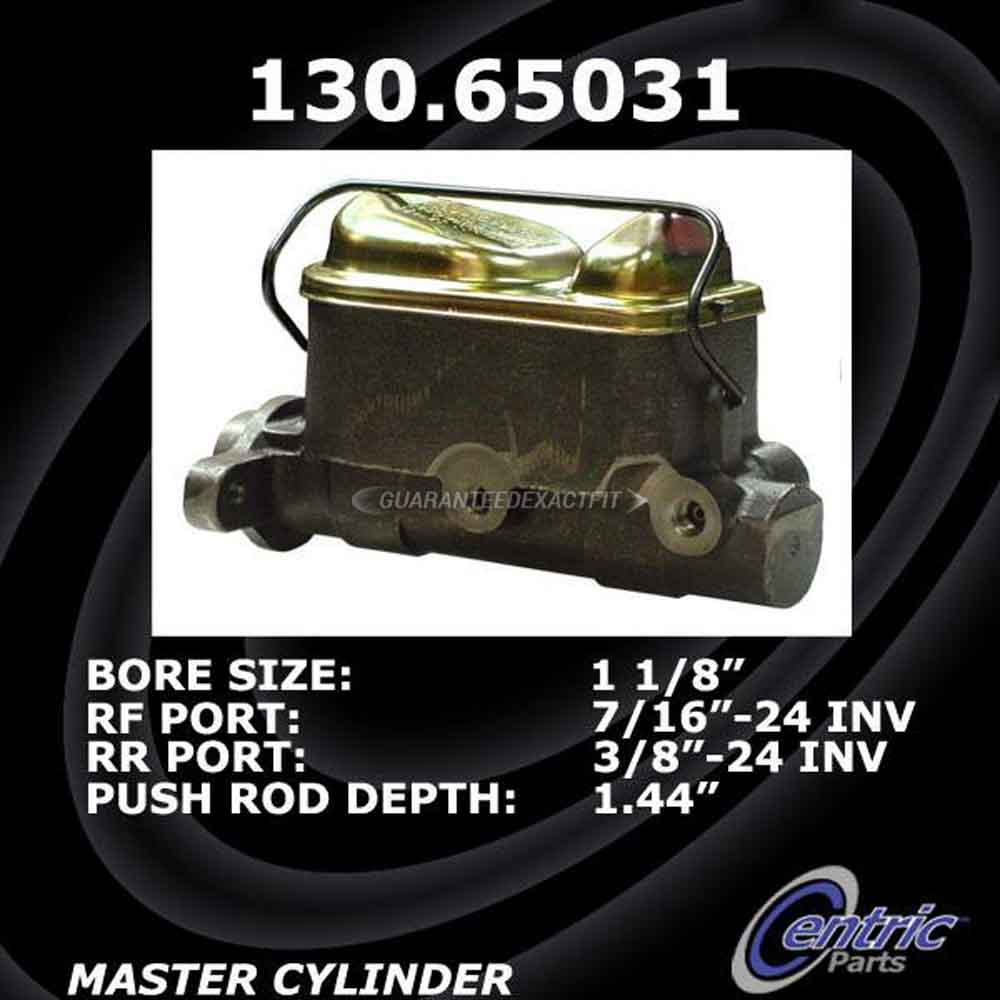 1984 Ford E Series Van Brake Master Cylinder