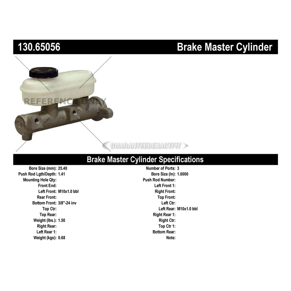 1998 Ford Windstar Brake Master Cylinder