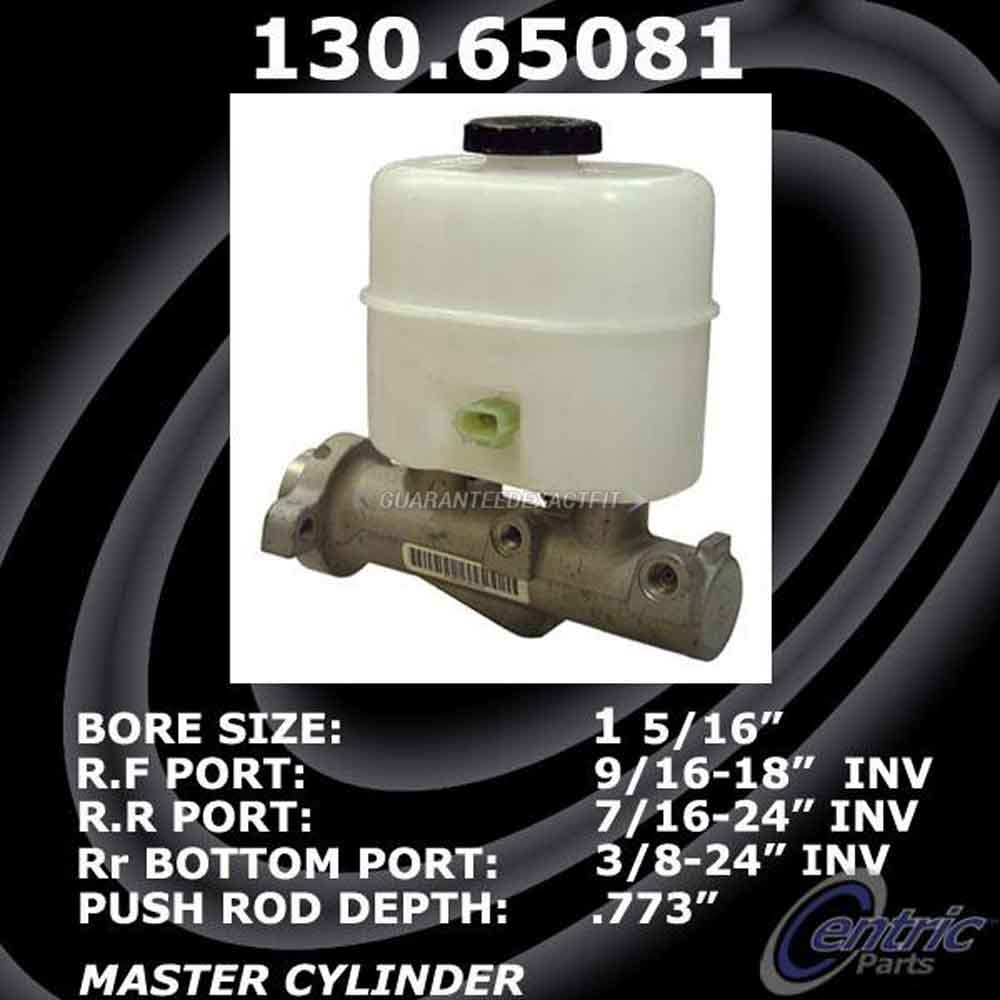 2007 Ford E Series Van Brake Master Cylinder