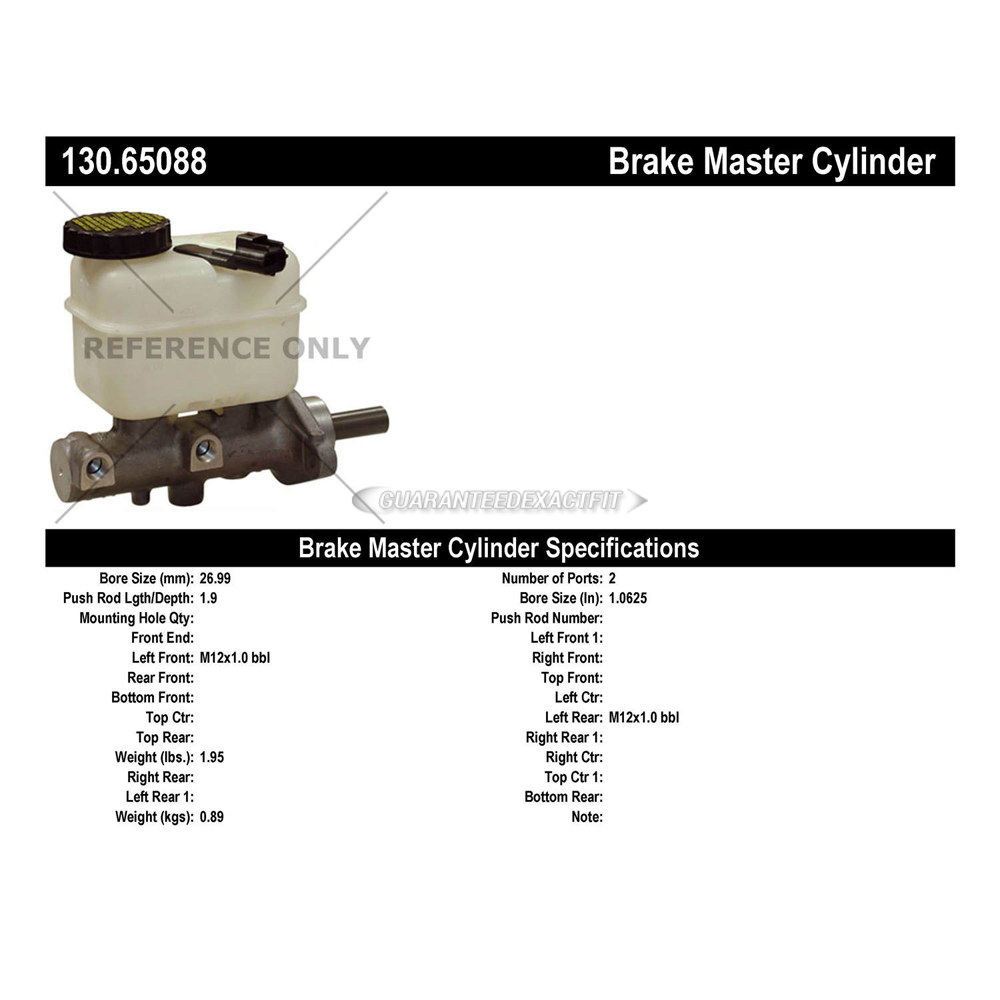 2003 Ford Explorer Brake Master Cylinder