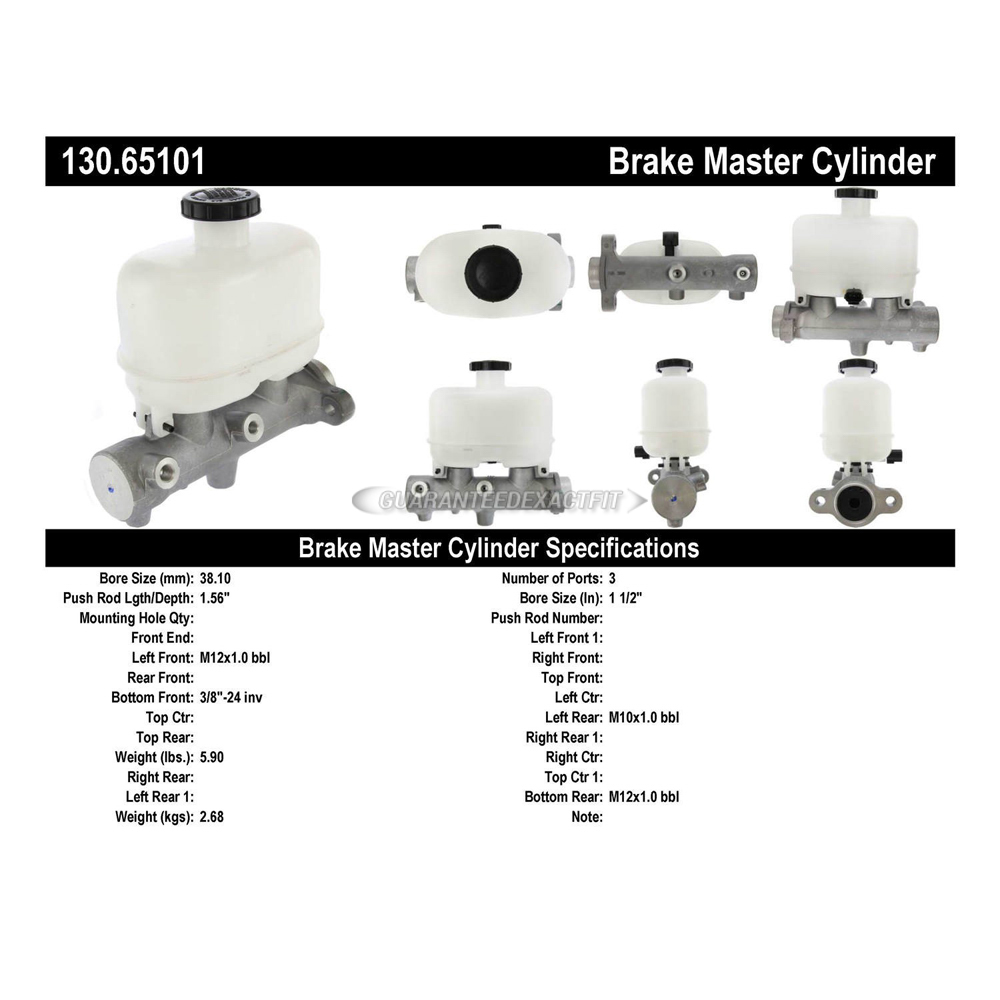 2006 Ford F Series Trucks Brake Master Cylinder