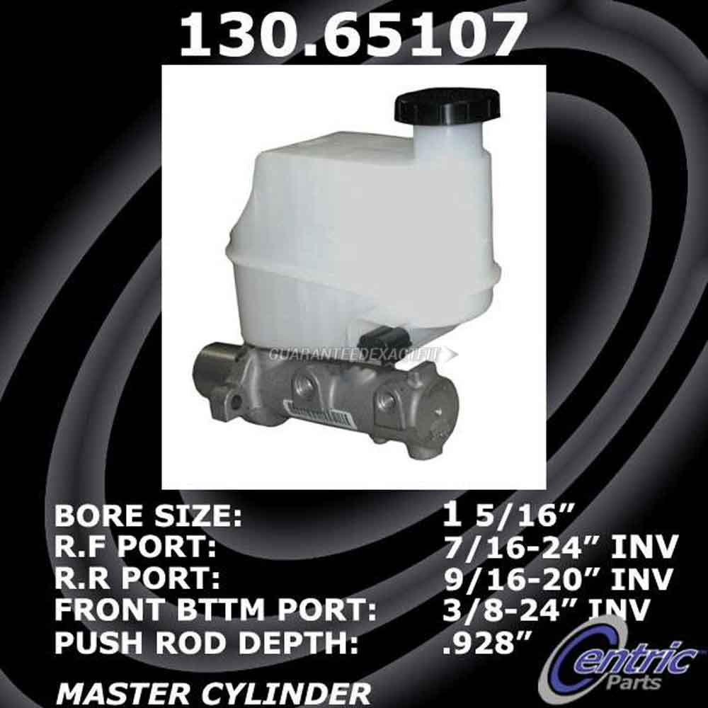 2007 Ford E Series Van Brake Master Cylinder