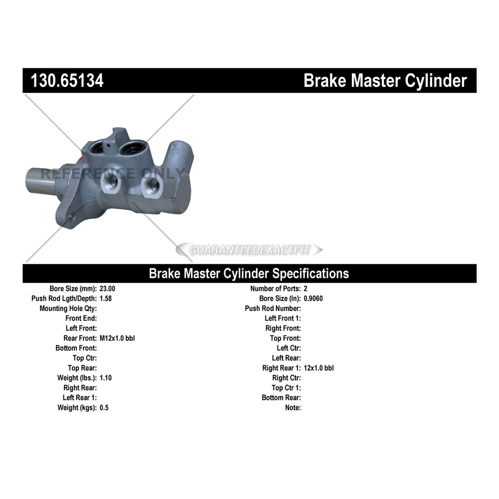 2012 Ford Transit Connect Brake Master Cylinder