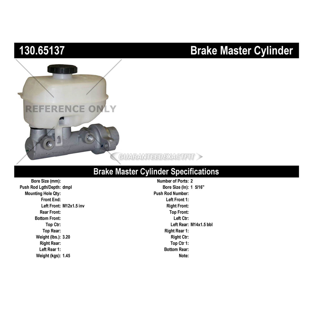 2012 Ford F Series Trucks Brake Master Cylinder