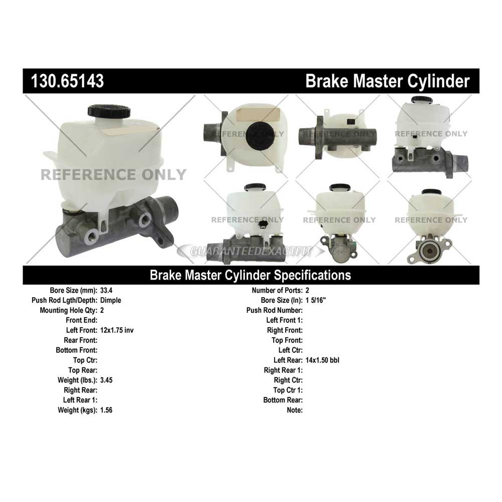 2013 Ford F Series Trucks Brake Master Cylinder