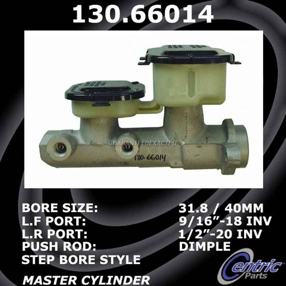 1992 Gmc G3500 Brake Master Cylinder